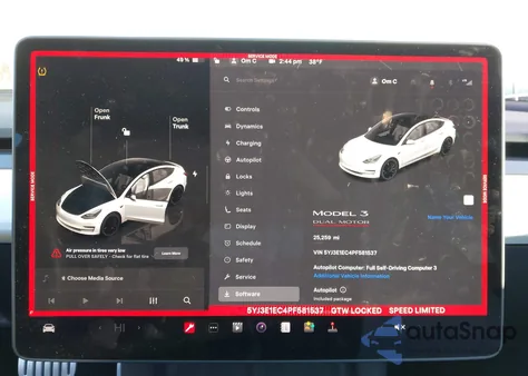 2023 Tesla Model 3 Performance Dual Motor All-Wheel Drive z USA, uszkodzony, nr VIN 5YJ3E1EC4PF581537